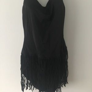 Black one piece swimsuit